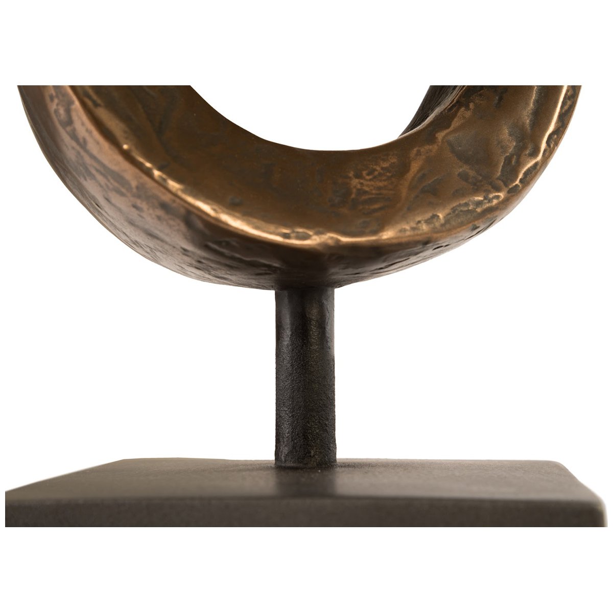 Phillips Collection Trifoil Table Sculpture, Bronze