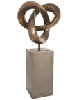 Phillips Collection Trifoil Sculpture, Bronze