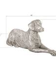 Phillips Collection Labrador Dog Sculpture, Laying