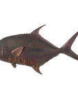 Phillips Collection Permit Fish Wall Sculpture, Copper Patina