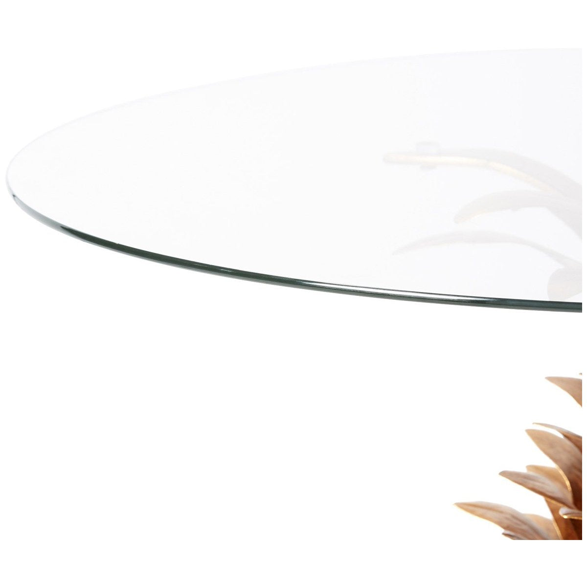 Villa &amp; House Pineapple Cocktail Table, Clear Top