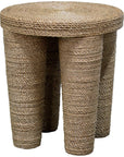 Palecek Wrapped Rope Footed Stool