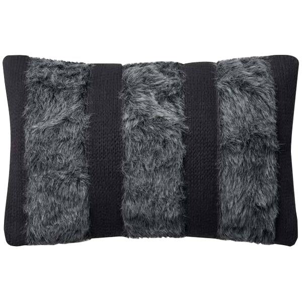 Loloi P0519 Grey 13" x 21" Pillow, Set of 2