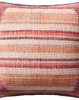 Loloi Justina Blakeney P0960 Pink Multi Pillow, Set of 2