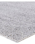 Jaipur Rebecca Crispin Solid Textured Gray Ivory RBC09 Rug