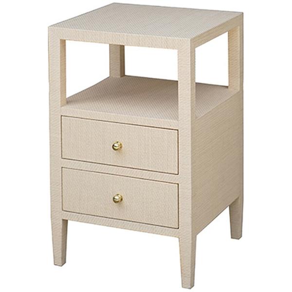 Worlds Away 2-Drawer Side Table