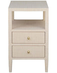 Worlds Away 2-Drawer Side Table
