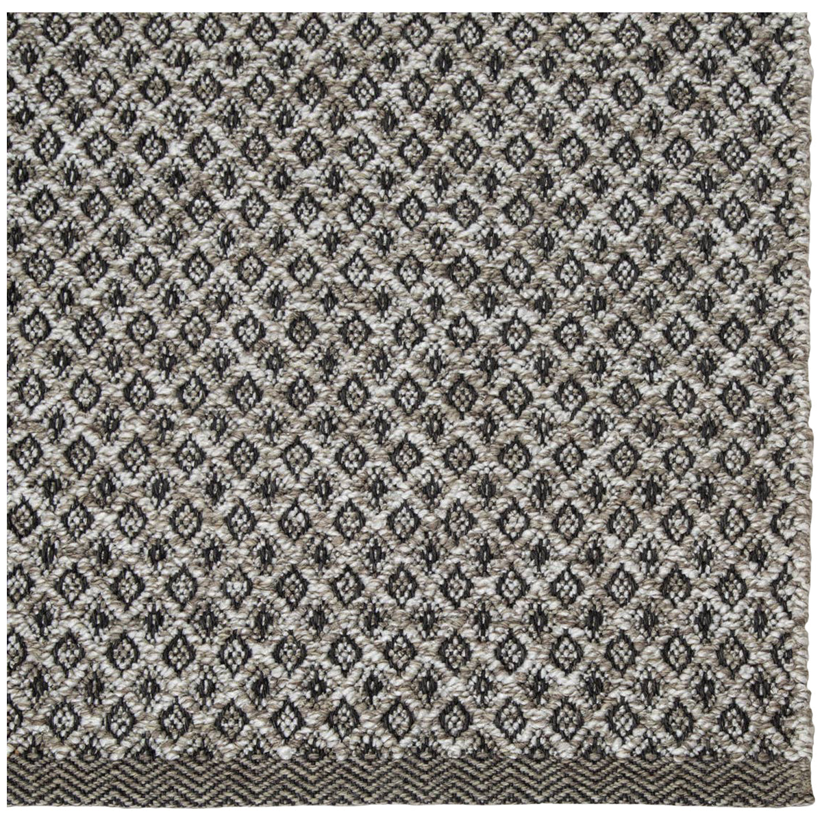Jaipur Geometric Pattern Gray Neutral Polypropylene NIR02 Rug