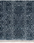 Jaipur Merritt Bram Tribal Dark Blue Ivory MER06 Rug
