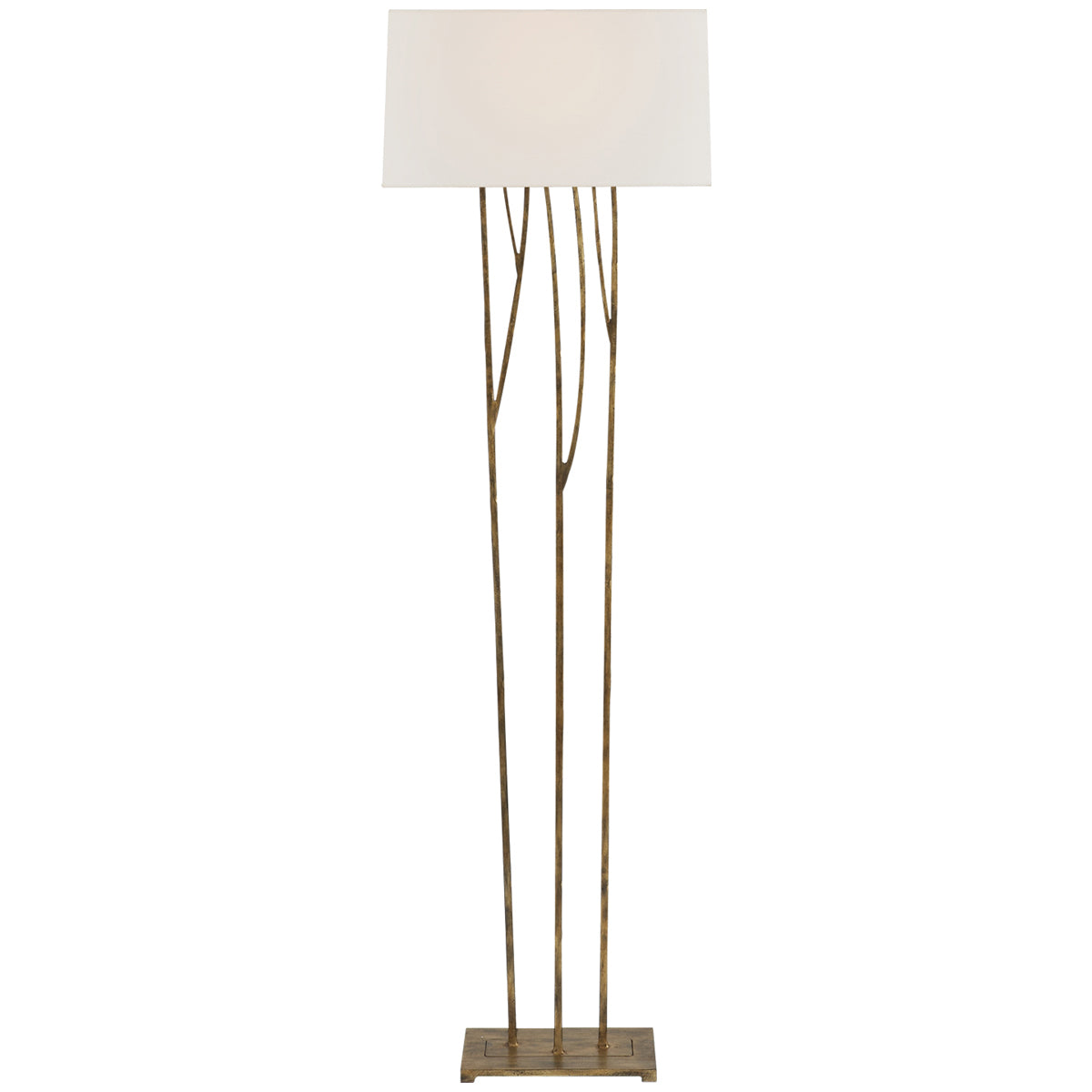Visual Comfort Aspen Floor Lamp with Linen Shade