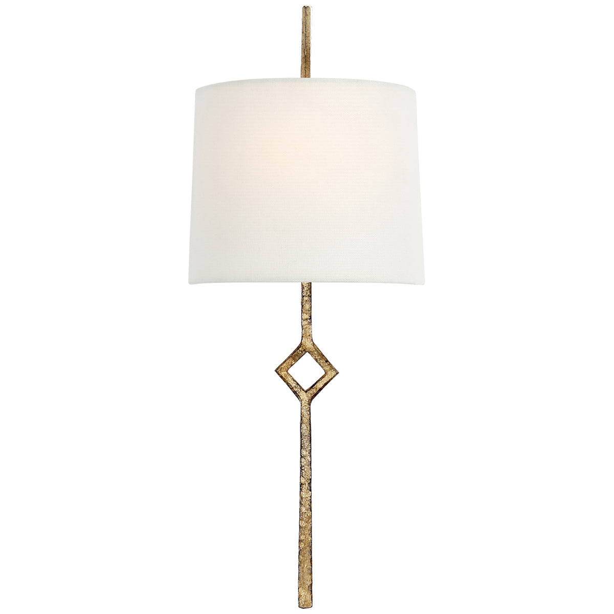 Visual Comfort Cranston Small Sconce with Linen Shade