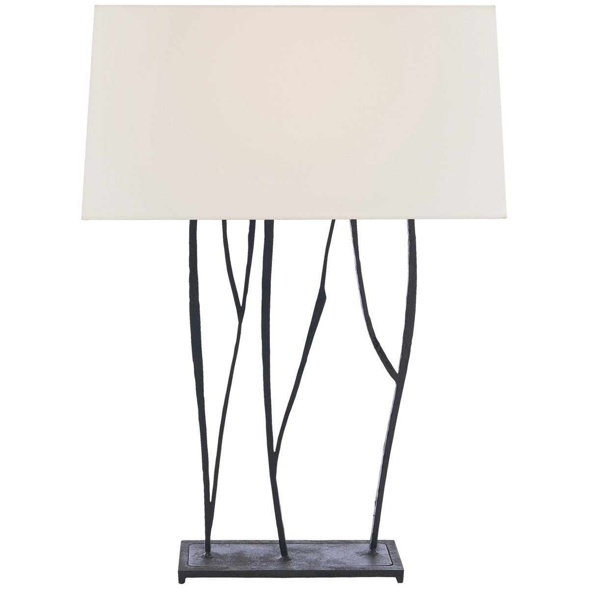 Visual Comfort Aspen Console Lamp with Linen Shade