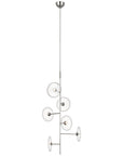 Visual Comfort Calvino Small Entry Chandelier with Clear Glass