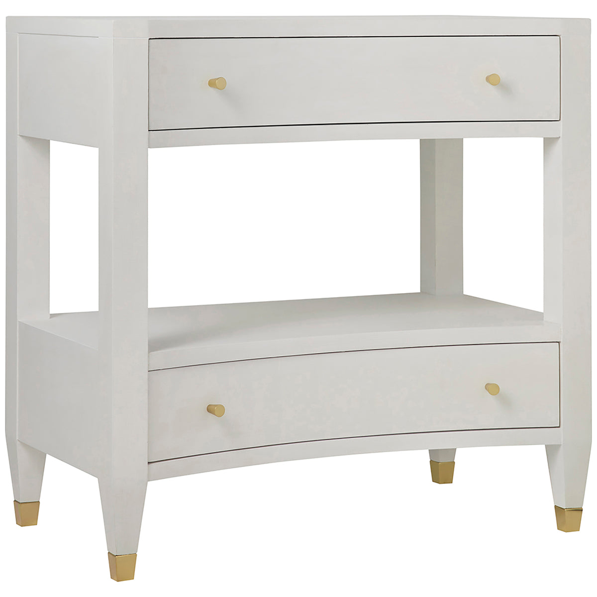 Somerset Bay Home Concave 2-Drawer Nightstand