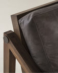 Thomas Bina Teddy Chair - Destroyed Black Leather