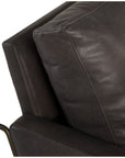 Thomas Bina Vanessa 2-Seater Sofa - Destroyed Black Leather