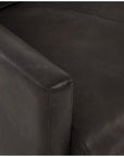 Thomas Bina Vanessa 2-Seater Sofa - Destroyed Black Leather