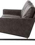 Thomas Bina Vanessa 3-Seater Sofa - Destroyed Black Leather