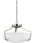 Sea Gull Lighting Hanford 3-Light Ceiling Convertible Pendant