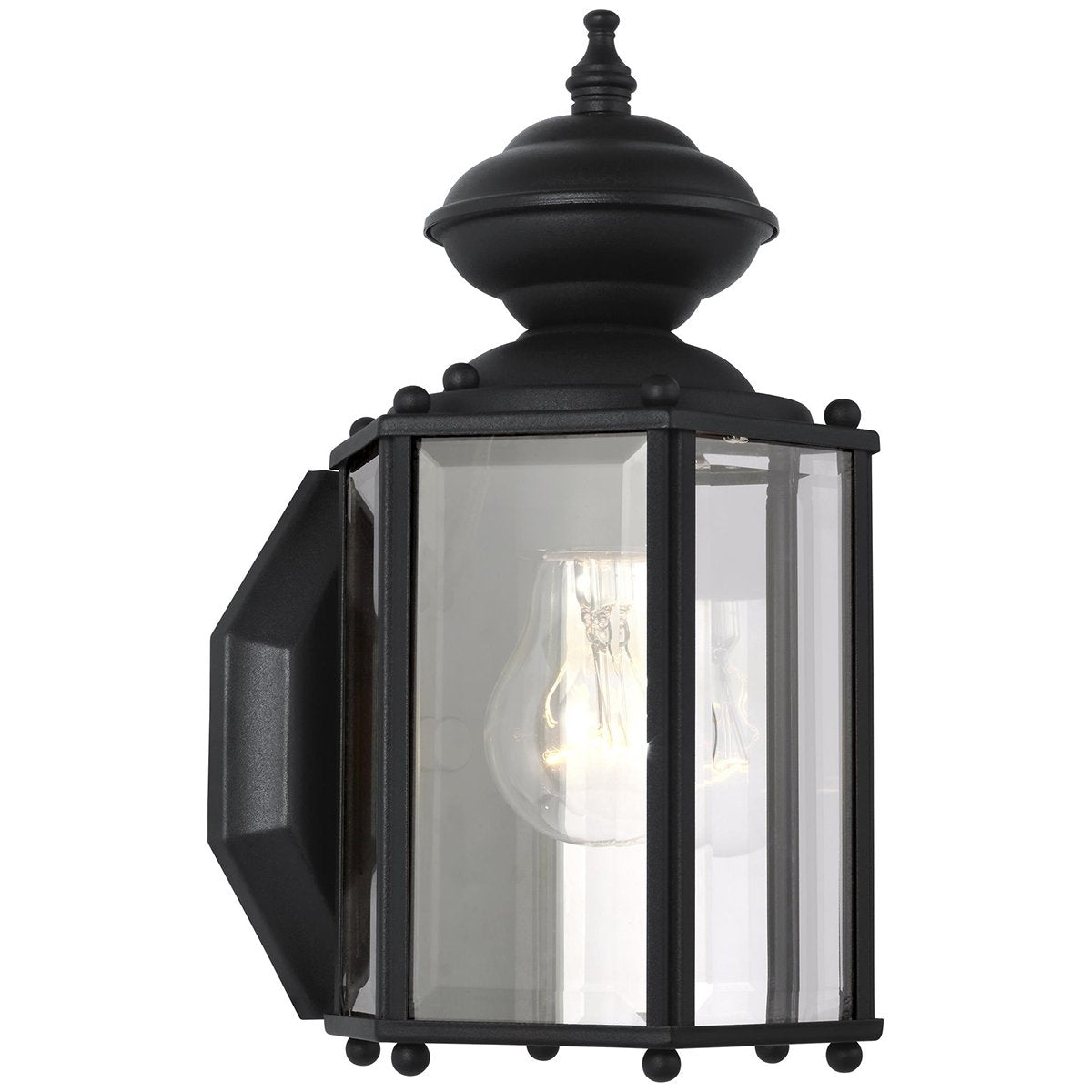 Sea Gull Lighting Classico 1-Light Outdoor Lantern - Black