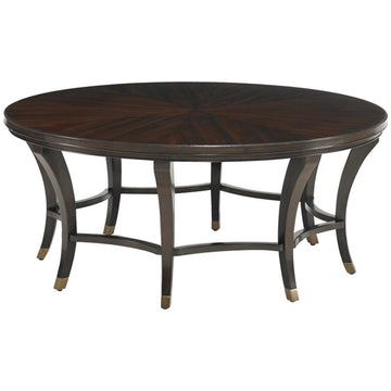 CTH Sherrill Occasional Masterpiece Rue Round Cocktail Table