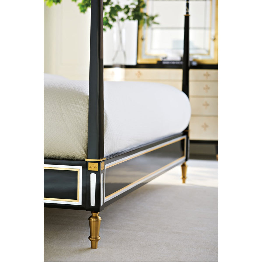 Caracole Signature Promethean The Couturier Canopy Bed - King