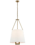 Visual Comfort Dalston Hanging Shade with Linen Shade