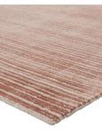 Jaipur Second Sunset Gradient Solid Stripes Dark Pink Cream SST06 Rug
