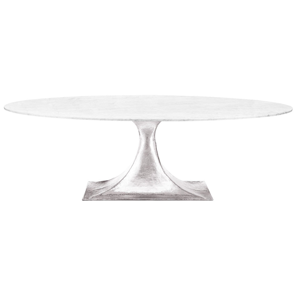 Villa &amp; House Stockholm 95-Inch Oval Dining Table