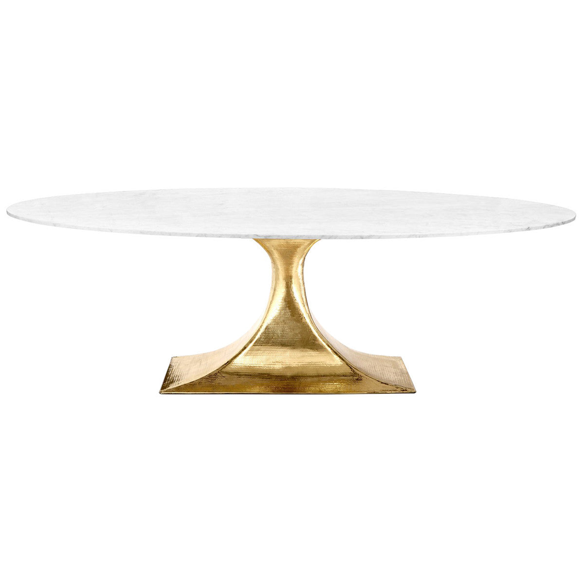 Villa &amp; House Stockholm 95-Inch Oval Dining Table