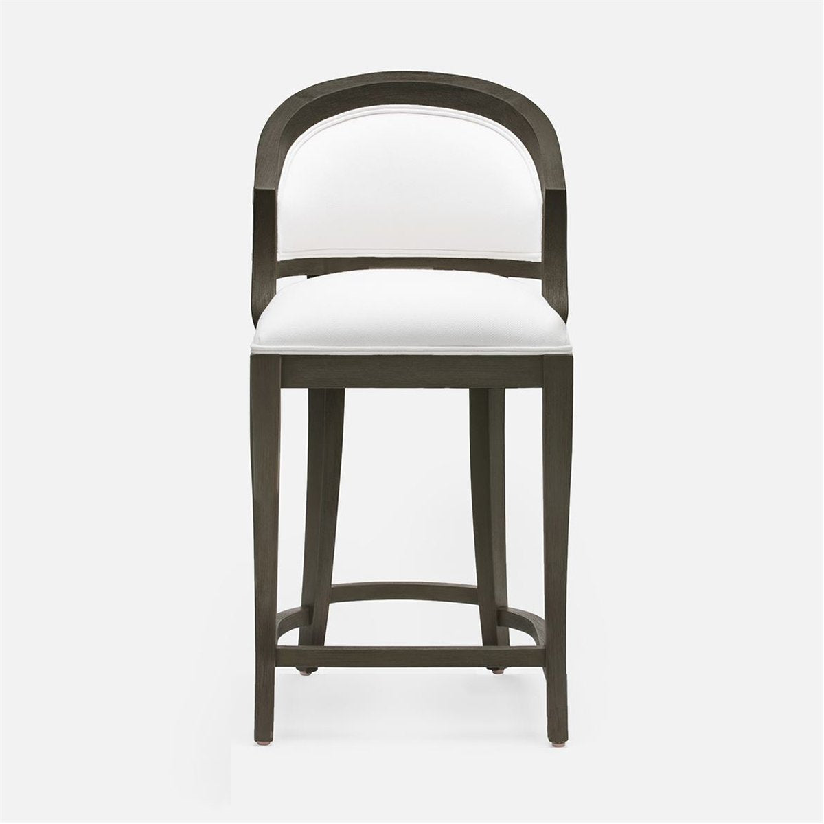 Made Goods Sylvie Curved Back Counter Stool in Liard Cotton Velvet