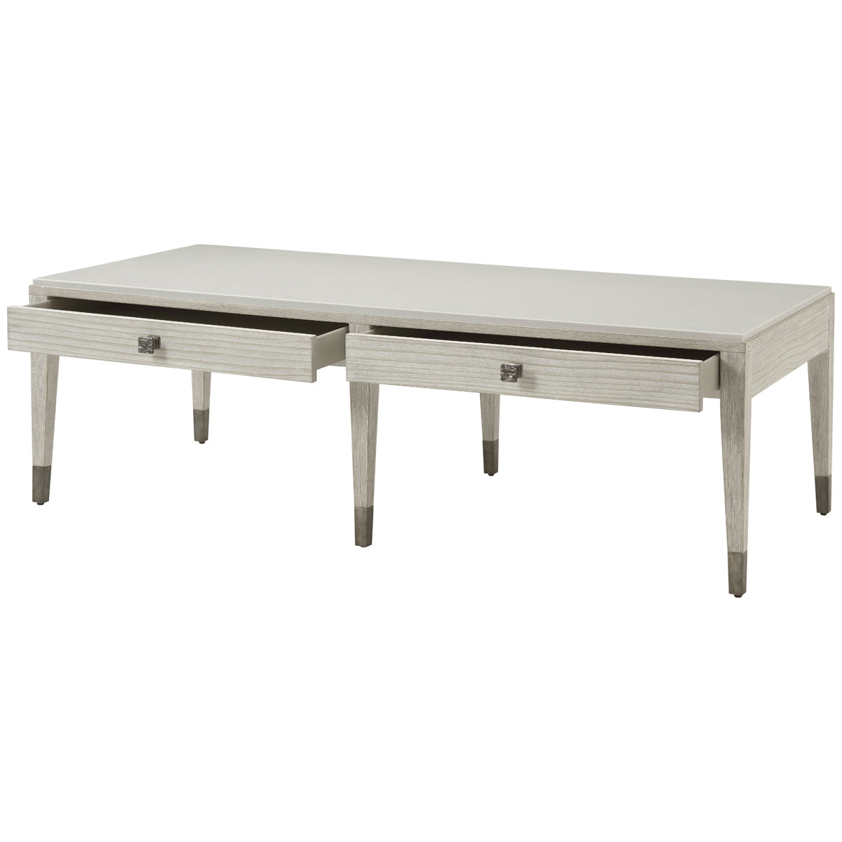 Theodore Alexander Breeze Two Drawers Cocktail Table