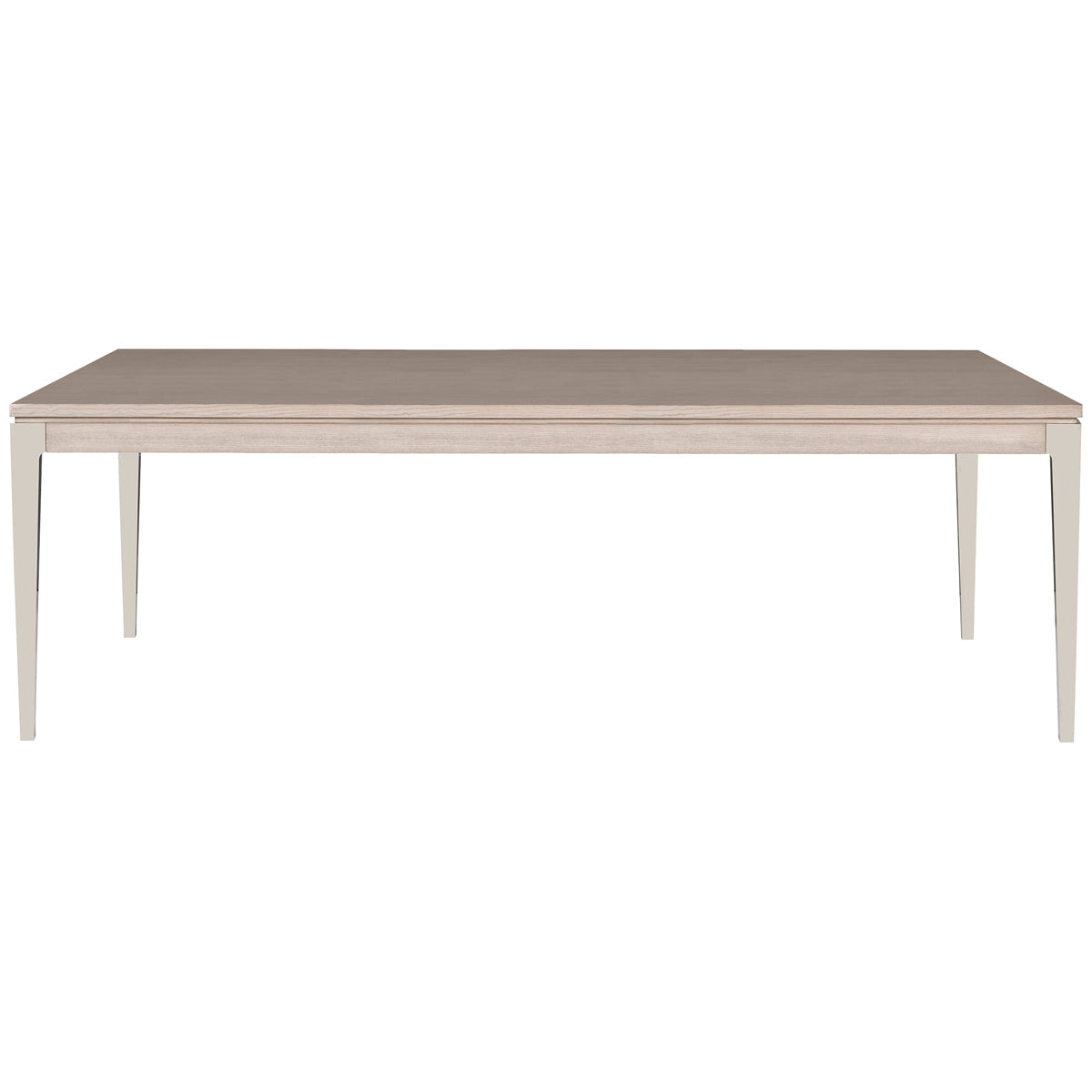 Vanguard Furniture Metal Tapered Dining Table with Metal Tapered Leg