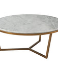 Theodore Alexander Marble Fisher Cocktail Table