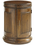 Tommy Bahama Bali Hai Medium Brown Belize Round End Table