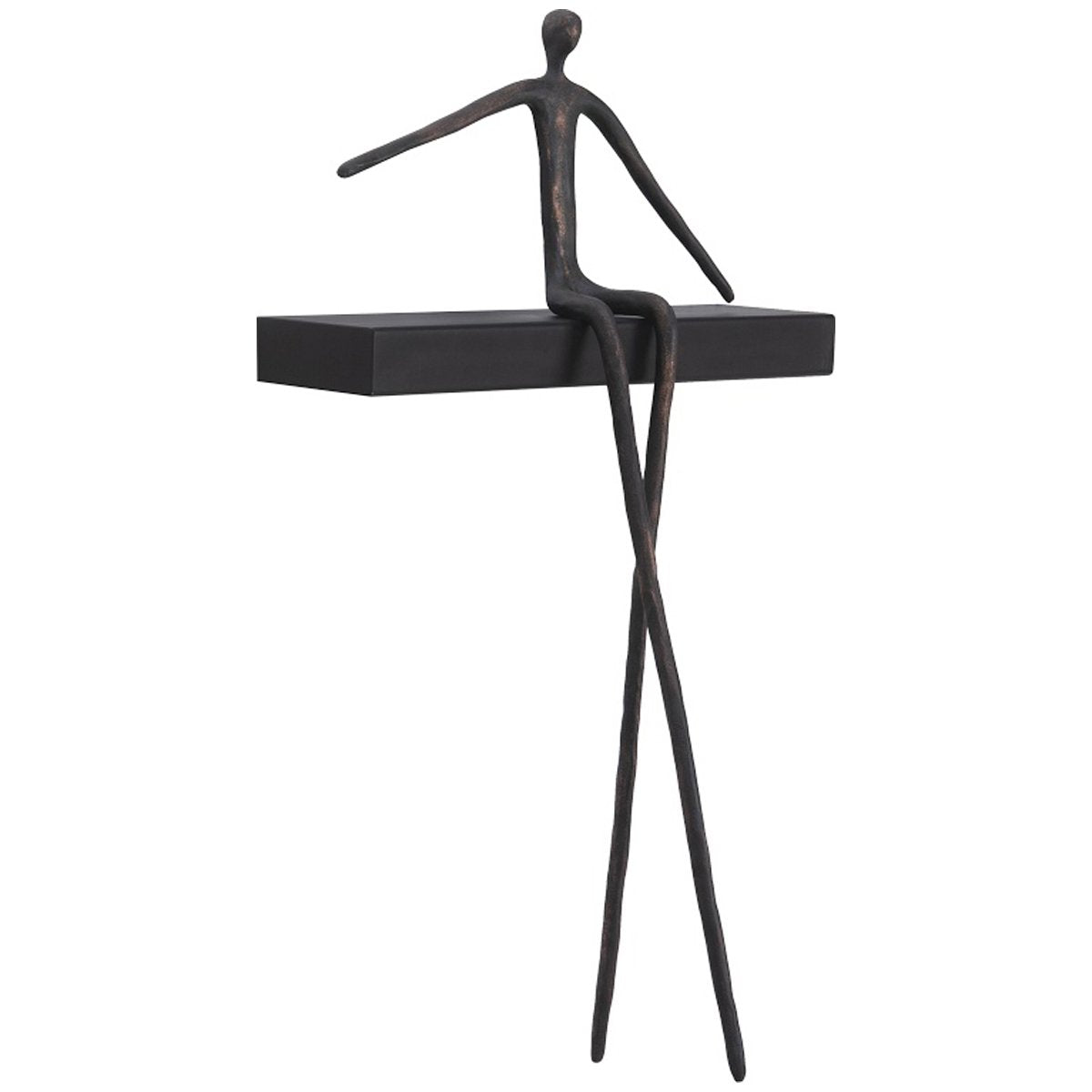 Phillips Collection Short Moveable Leaning Man Shelf