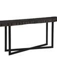 Phillips Collection Chainsaw Burnt Black Console Table