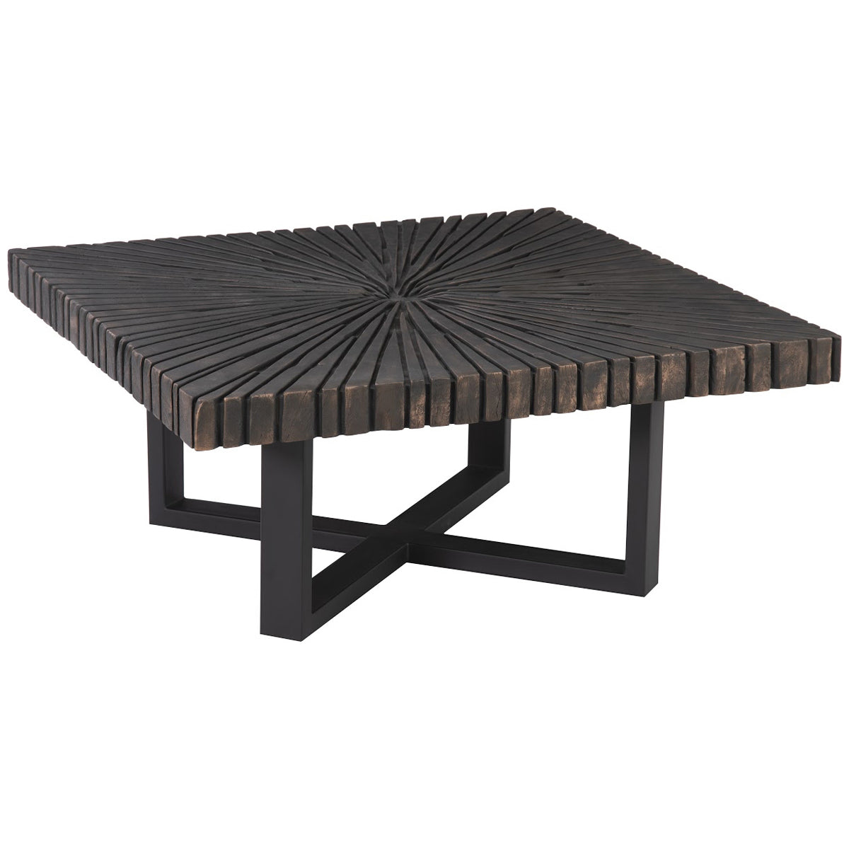 Phillips Collection Chainsaw Square Coffee Table