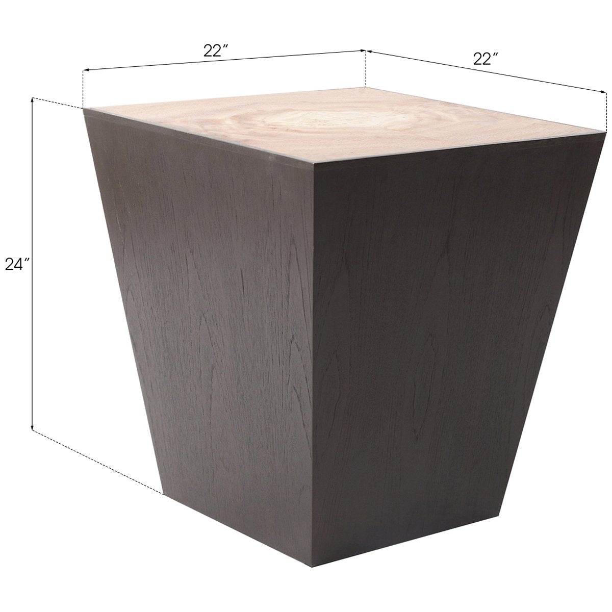 Phillips Collection Trapezoid Side Table