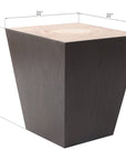 Phillips Collection Trapezoid Side Table
