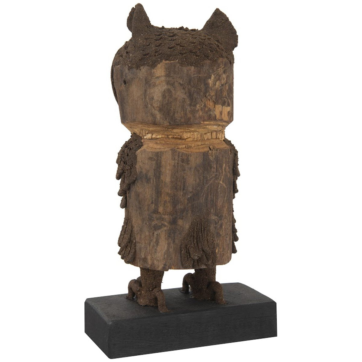 Phillips Collection Boy Owl Carved Animal Sculpture