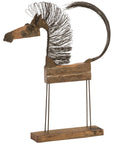 Phillips Collection Small-Body Wire Horse Sculpture