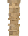Phillips Collection Stacked Wood Floor Sculptures, 3-Piece Set