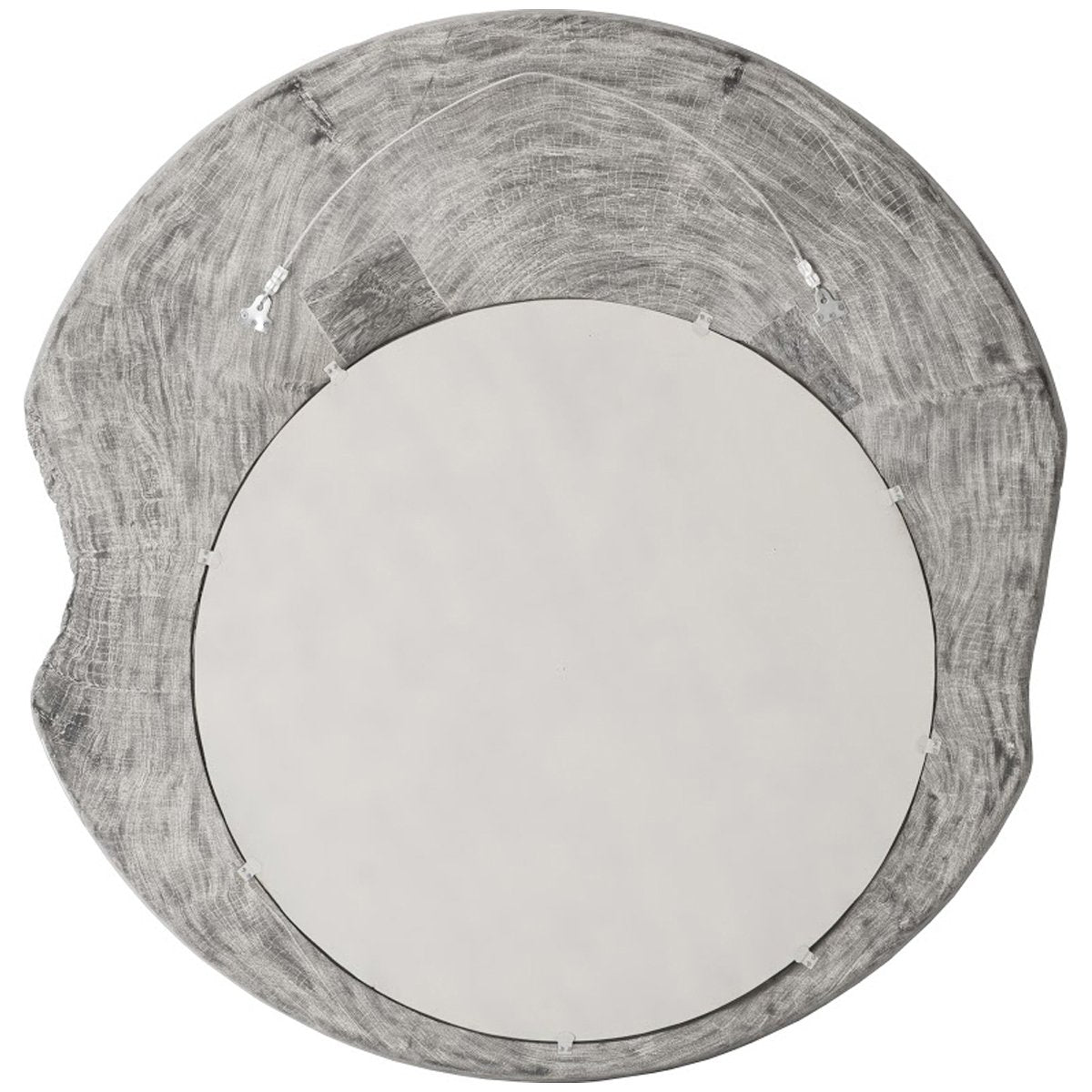 Phillips Collection Wood Round Wall Mirror