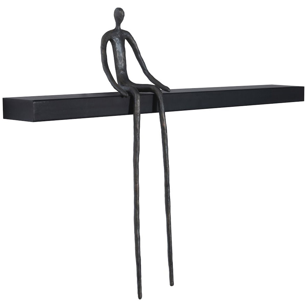 Phillips Collection Long Moveable Sitting Man Shelf