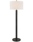 Visual Comfort Longacre Floor Lamp with Linen Shade