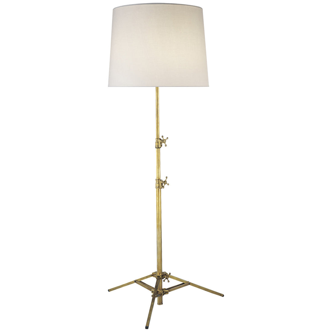 Thomas O'Brien Longacre Small Table Lamp in Hand-Rubbed Antique Brass
