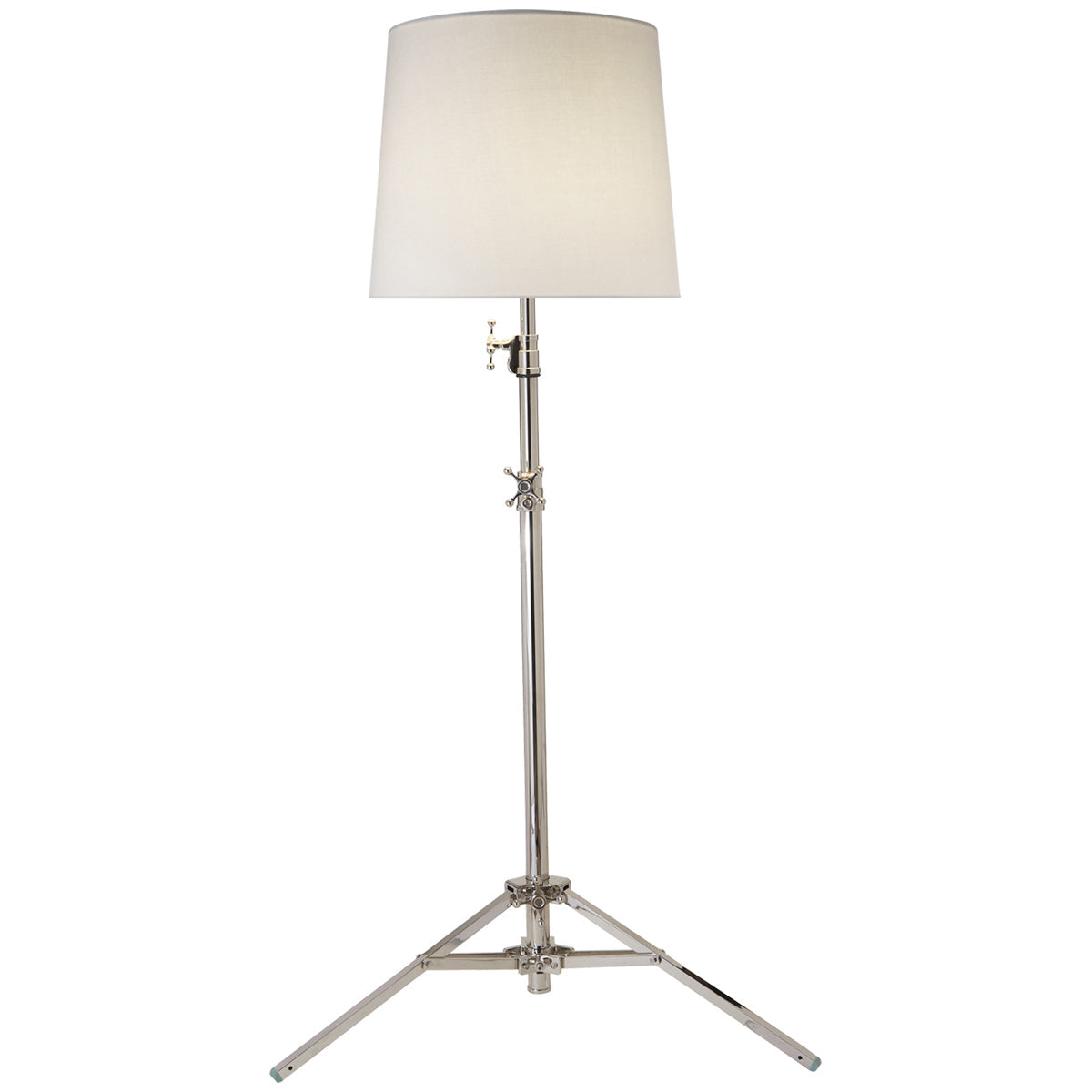 Visual Comfort Studio Floor Lamp with Linen Shade