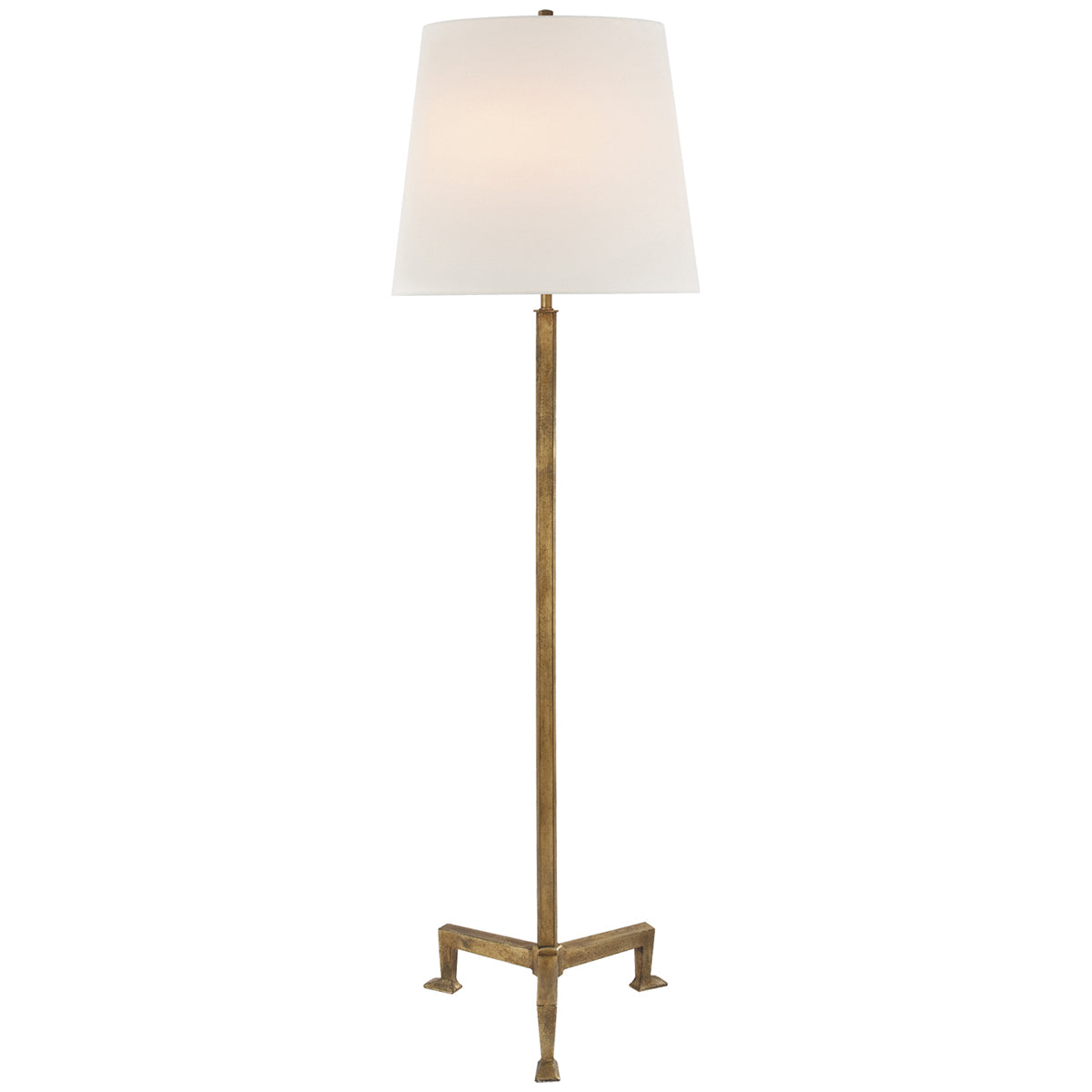 Visual Comfort Parish Floor Lamp with Linen Shade