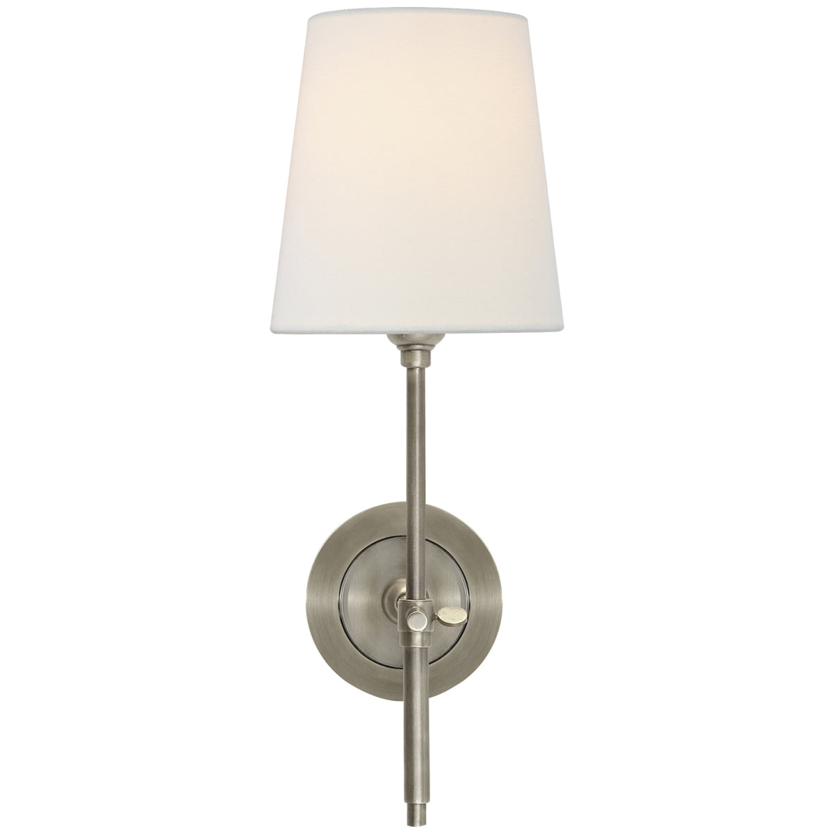 Visual Comfort Bryant Sconce with Linen Shade